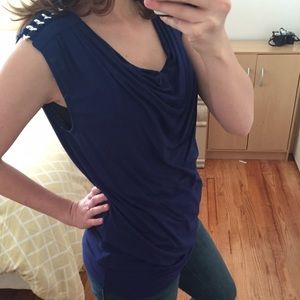 Michael Kors chain detail sleeveless blouse