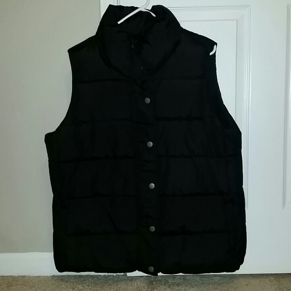 Puffy Black Vest
