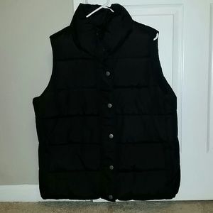 Puffy Black Vest