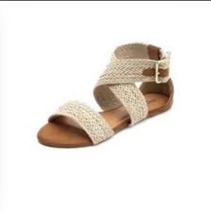 Charlotte Russe raffia sandal