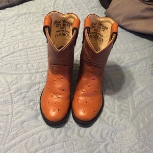 My sons cowboy boots