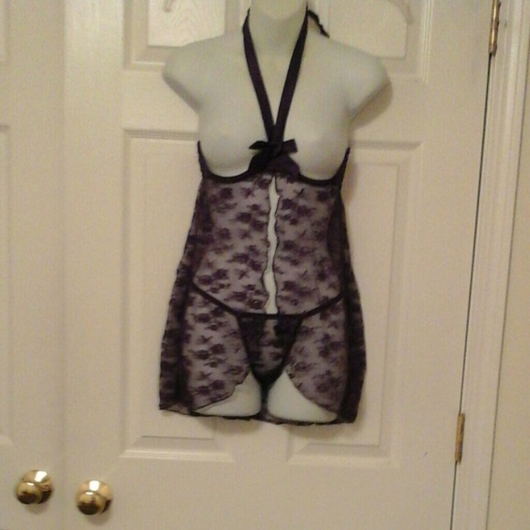 Purple 2 pcs Lingerie NWOT