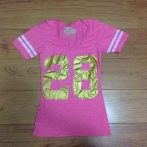 Pink Baseball Tee 💗