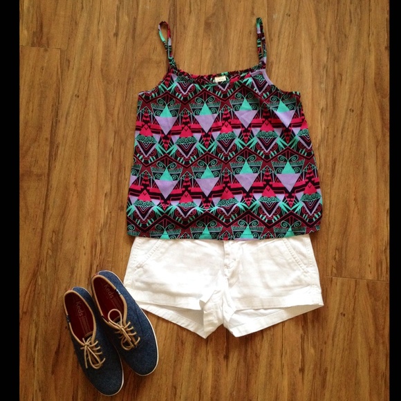 PacSun Tops - 🚫SOLD🚫 Colorful Tribal Printed Tank Top
