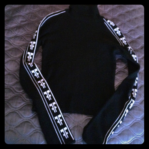 Black & white turtle neck from Forever 21
