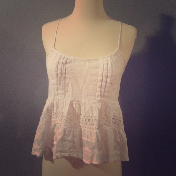 Bcbg generation white crop top