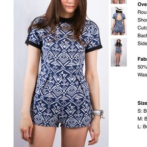 Aztec inspired play suit