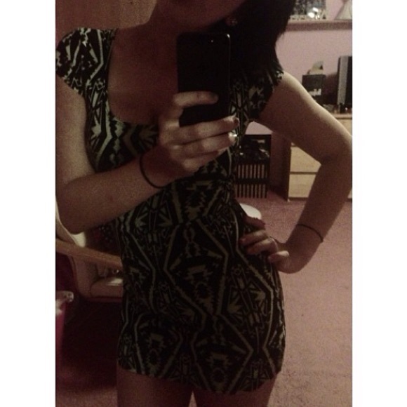 Charlotte Russe Bodycon Tribal Dress
