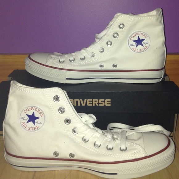 white high top converse