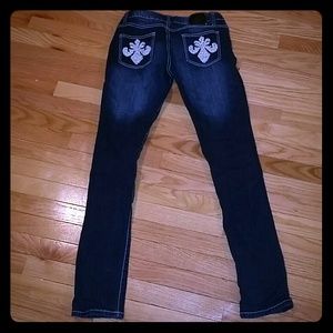 Red Rivet skinny jeans