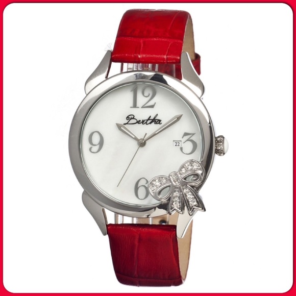 🎉HOST PICK🎉Ravishing Red Bow Bertha Watch❤️
