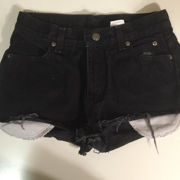 Harley-Davidson Black High Waisted Shorts