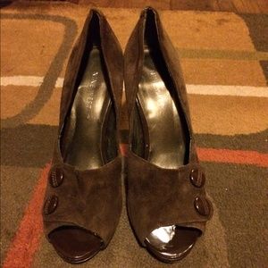 Brown Nine West heels