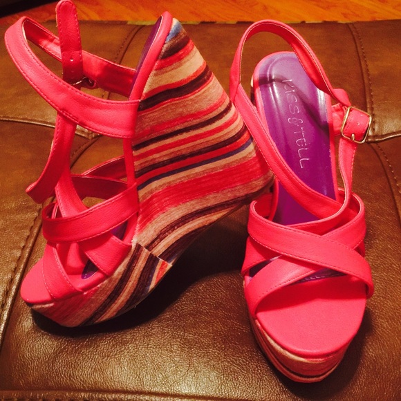 Wedge heel sandals...