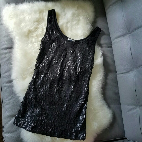 Old Navy Tops - Old Navy Sequin Tank -black Old Navy Tops - Old Navy Sequin Tank -black