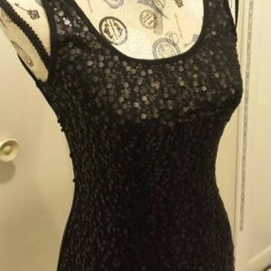 Old Navy Tops - Old Navy Sequin Tank -black Old Navy Tops - Old Navy Sequin Tank -black