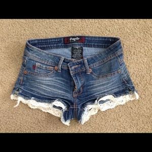 SOLD*** Size 0 Jean Shorts