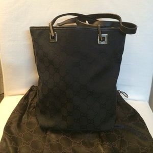 Vintage Gucci Black Bucket Bag