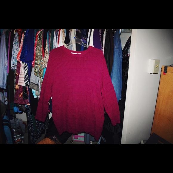 Long Comfy Sweater - 1x/2x - Liz Claiborne