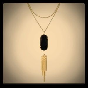 Kendra Scott black rayne necklace