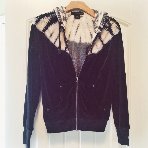 Calvin Klein Tye-Dye Zip Up Hoodie