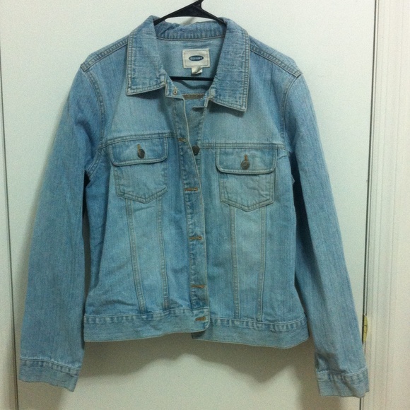old navy oversized denim jacket