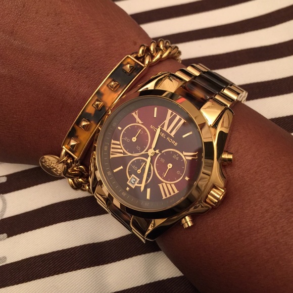 Henri Bendel Bracelet - Gold & Tortoise