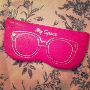 Rebecca Minkoff SIGNED Sunglass Case Sunnies Pouch
