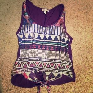 Galaxy print tank top