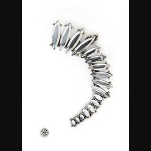 Adia Kibur Crystal Left Ear Crawler & Stud