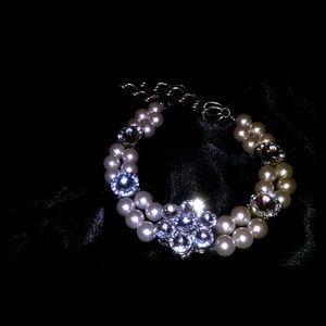 Pearl and Bling Necklace