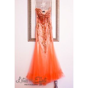 Peach Prom Dress :)