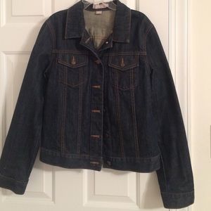 J Crew Dark Denim Vintage Jacket
