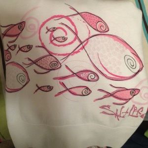 Salt life zip up hoodie