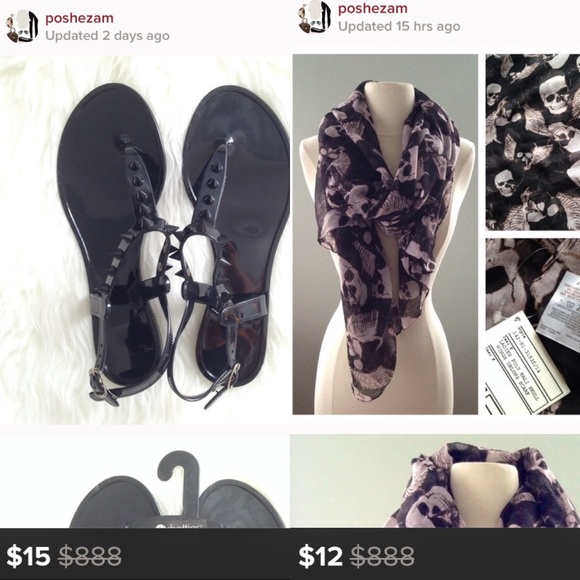 🏁Bundle: Jelly Sandals and Light Scarf