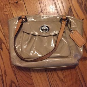 Coach patent leather purse