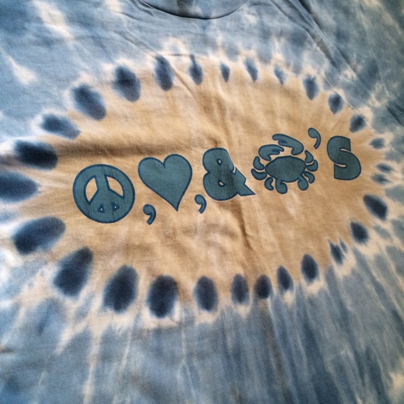 Peace Love and Crabs Tie Dye Tee