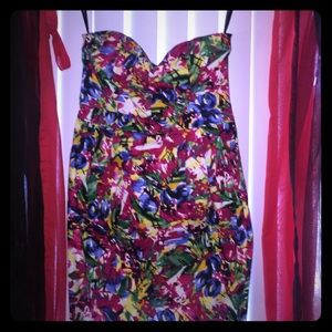 Floral Bustier Top Dress