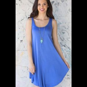 Periwinkle Tank Tunic Dress