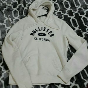 White Hollister hoodie