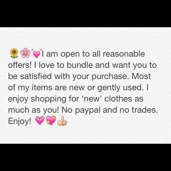 All reasonable offers accepted!