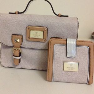 Guess handbag and matching wallet