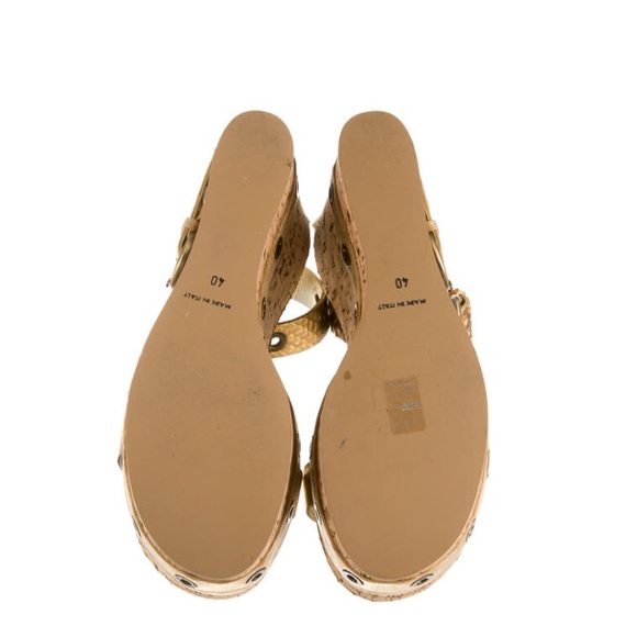 Giuseppe Zanotti Cork Wedges..... Authentic - Picture 3 of 4