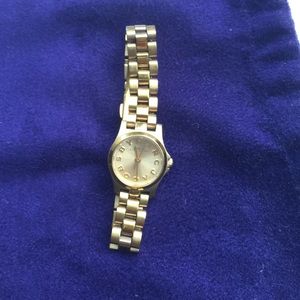 Marc by Marc Jacobs gold dinky watch