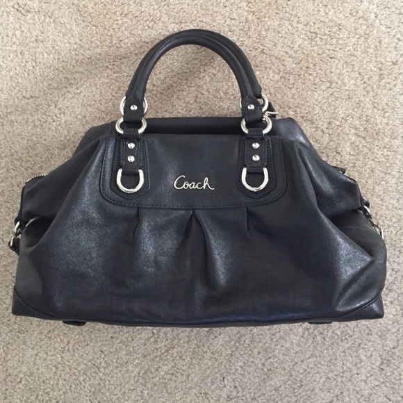 Black coach purse