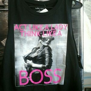 Lady Boss tee shirt nwt