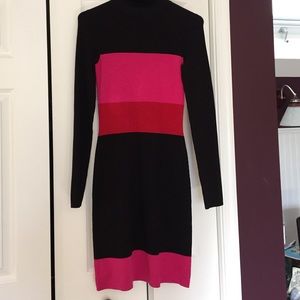 Beautiful INC Color block sweater dress