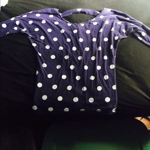 polka dot top