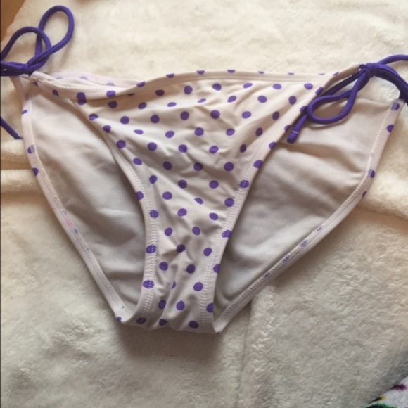 Polka dot bikini bottom