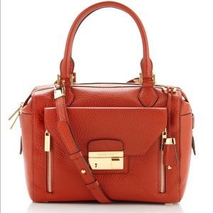 Michael Kors Collection Gia Satchel in Tangerine